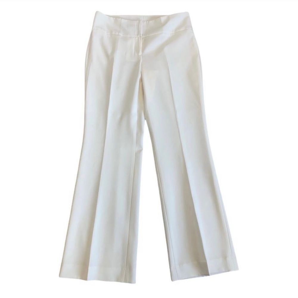 Suzy Shier Ivory White Dress Pant Trousers Size 7/8